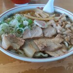 喜多方ラーメン 天高盛 - ラーメン　きざみ　大盛り