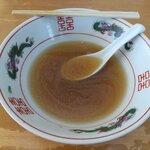 喜多方ラーメン 天高盛 - ラーメンきざみ大盛　ごちそうさまでした