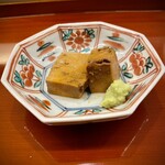 いしまる - あん肝山葵には確かに純米の方が合っている