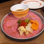 CHEESE SQUARE AVANTI - 牛肉のカルパッチョ