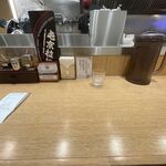 屯京拉麺 - カウンター席(2023/7)