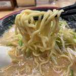 屯京拉麺 - 東京豚骨京葱拉麺 麺リフト(2023/7)