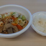 里美食堂 - もつ煮とライス(小)