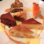 プールトワ - メニューＢ 1500円 のデザート6種盛り合わせ