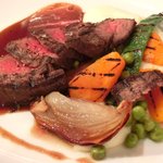 プールトワ - メニューＢ 1500円 の牛肉のグリエ赤ワインソース