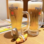 イカの姿造り×九州料理 個室居酒屋 弁慶 - 生ビールはプレモルです～