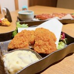 イカの姿造り×九州料理 個室居酒屋 弁慶 - ハムカツ