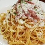 キッチン ブルー グローブ - 反対側から