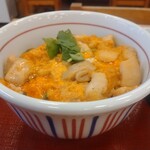 なか卯 - 親子丼大盛(斜め上から撮影)