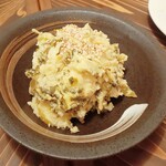 あづ家 - 高菜と明太子のポテサラ