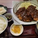 Teishoku No Musashino - チキンデミソース定食 ご飯少なめ