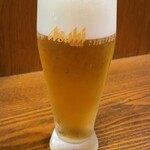 海の幸八 - 生ビールグラス
