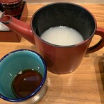 蕎割鮮 井もと - とろとろタイプの蕎麦湯