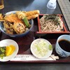 喜良久庵 - あなご天丼セット