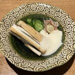 Teuchi Soba Miyagawa - 穴子ときゅうりの酢の物(¥770)