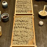 Kojimaya Souhonten - 一升へぎ蕎麦二枚盛りは壮観なビジュアル