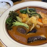 スープカレー店 34 - チキンと季節野菜のカレー@1,380円