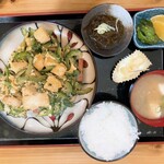 Gohan-Ya Babaa - ゴーヤチャルプル定食750円