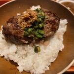 毎朝挽肉と羽釜ごはん ハンバーグぼうず - 