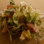 Hotaru Japanese Restaurant - 料理写真:ミックス刺身サラダ($15)