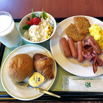 リッチモンドホテル - 朝食（２０１３年９月；２日目は洋食で）