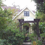 カフェ ソラ - 緑に囲まれたお店です＾＾；