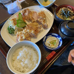 214451044 - これは以前に撮影したザンギ定食。すごいボリューム