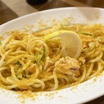 TAVERNA BARBONE - 由比ツナと青トウガラシ　カラスミのスパゲティ