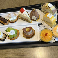 オールデイダイニングオーキッド - ケーキサンプル。全部食べたい笑