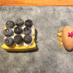 マキノンチ - ブルーベリーとムースにカステラ、アイス