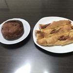 粉とクリーム - 食べやすい長さに切断