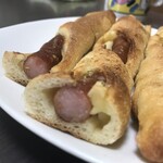 粉とクリーム - 断面に着目する。