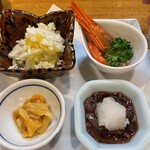 居酒屋山さん - 店主おまかせ3皿¥1.500 酒の肴