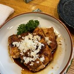 居酒屋山さん - 店主おまかせ3皿 新子焼き