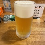 居酒屋山さん - いつもの生ビール