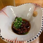 居酒屋山さん - お通し イカの煮物