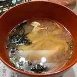 まつや 千千 - 渡り蟹の味噌汁