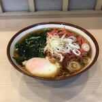 そばの神田 東一屋 - アサソバビンボー！　
      朝そば＋紅しょうが天！
