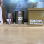 そばの神田 東一屋 - コンディメンツ。