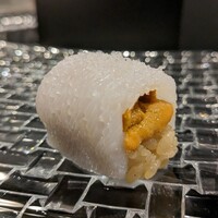 赤坂 鮨大谷 - 剣先イカ・バフンウニ