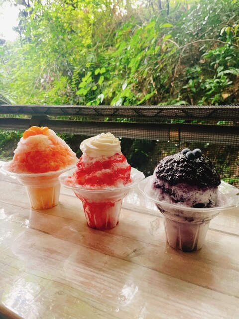 かき氷 山田屋 駐車場>