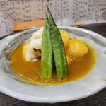 割烹 ほその - 鱧とじゃがいものカレーソース