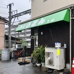 手打ちうどん 上田 - 台風の雨の中歩いて