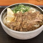 麺処 綿谷 - 牛肉ぶっかけ小（540円）