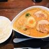 バルム食堂 - 料理写真:カリ〜ら〜麺・半ライス付き