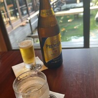 炭焼うな富士 白壁別邸 - 飲物】
                    ❀〖瓶ビール〗(わたし)
                    サントリープレミアムモルツ(中瓶)(750えん)
                    ❀お水