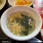 イナちゃん飯店 - 卵と若芽のスープ