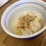 きくや - 卵黄飯割り