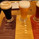 道頓堀麦酒スタンド - 道頓堀ビール飲み比べセット