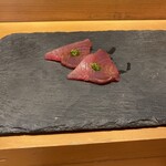 SUSHI TOKYO TEN、 - 鰹の刺身